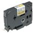 Brother P-Touch 1/2" Standard Laminated - Black on Yellow - 26.2 ft
